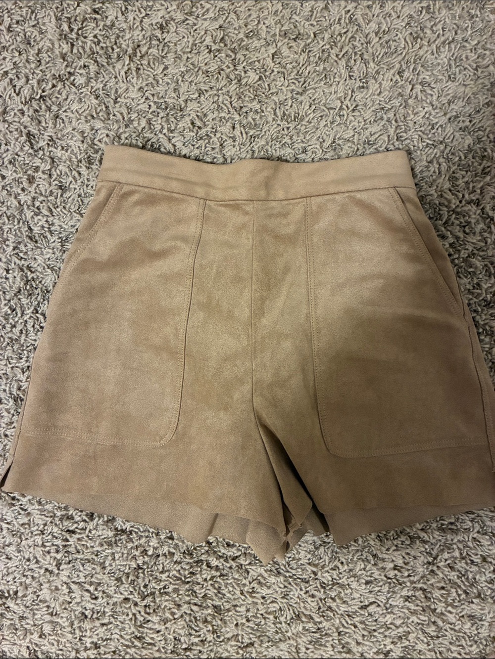 Aritzia Wilfred Suede Shorts